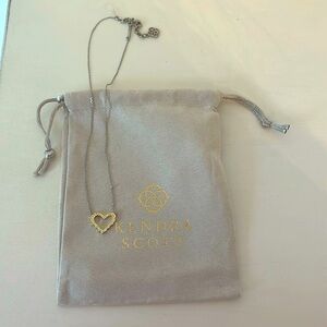 NWOT Kendra Scott heart necklace